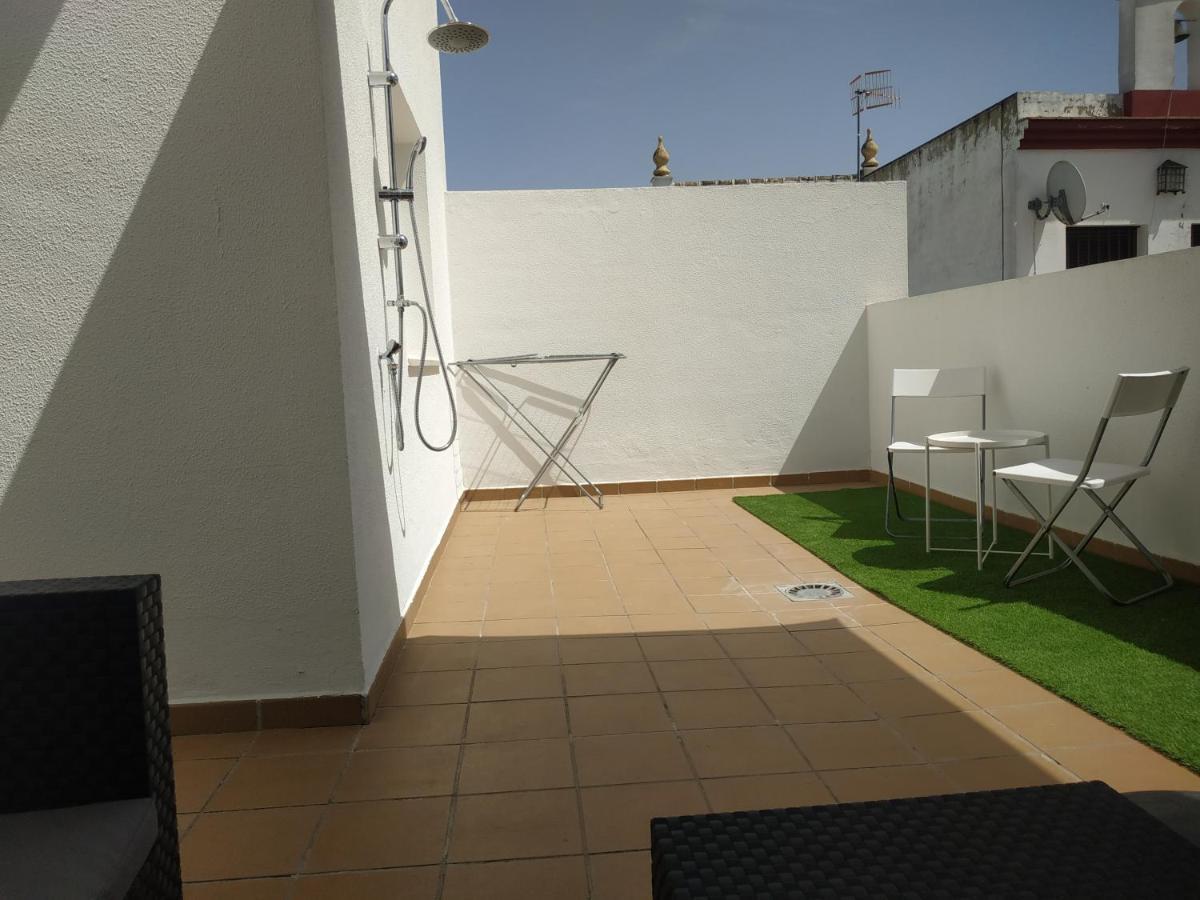 Atico En El Centro, Terraza 20 M2, Garaje, Wi-Fi, Ac Apartment Sanlucar de Barrameda Exterior photo
